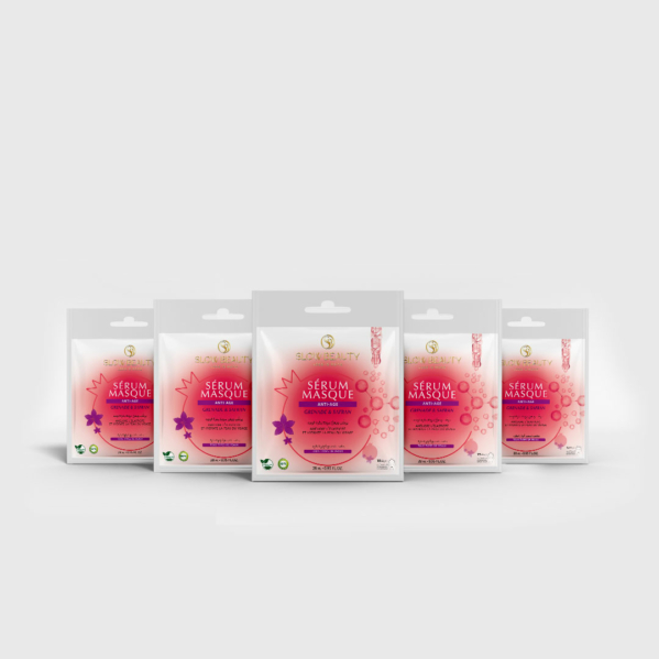 Pack De 5 Sérums Masque Anti-Age : Grenade & Safran