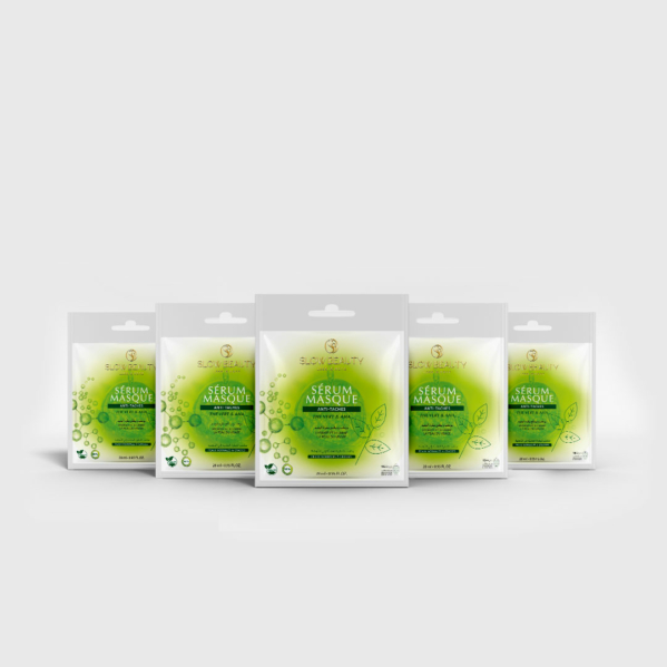 Pack de 5 Sérums Masque Anti-Taches :Thé Vert & AHA