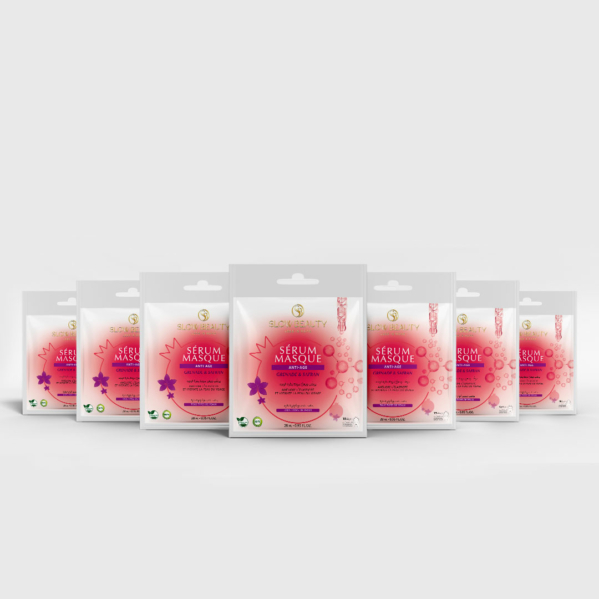 Pack De 7 Sérums Masque Anti-Age : Grenade & Safran